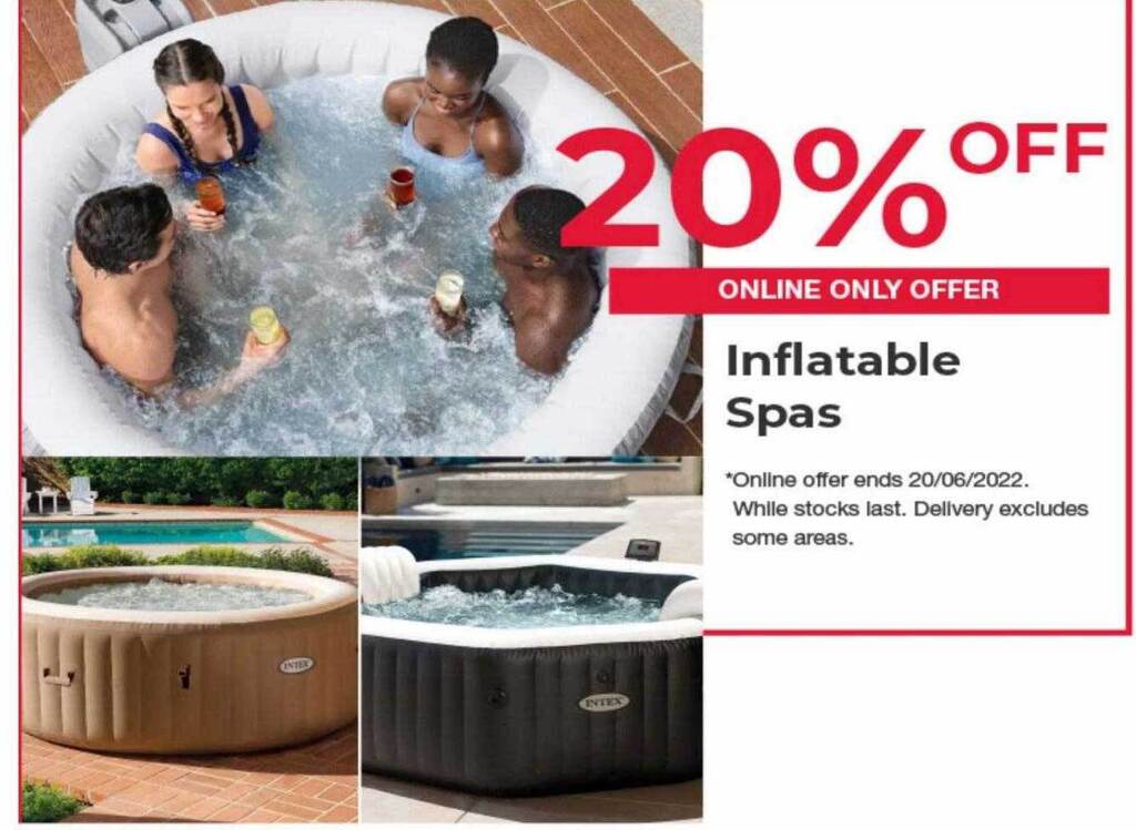 Inflatable Spas offer at Costco