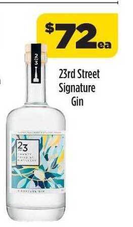 23rd Street Signature Gin