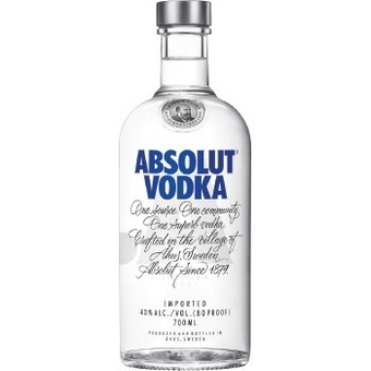 Absolut Vodka 700mL