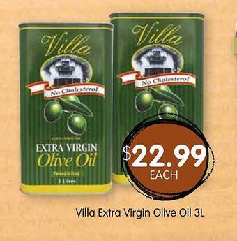 Spudshed Villa Extra Virgin Olive Oil 3l offer
