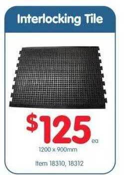 Clark Rubber Interlocking Tile offer