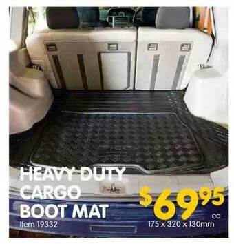 Heavy Duty Cargo Boot Mat