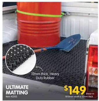 Clark Rubber Ultimate Matting offer