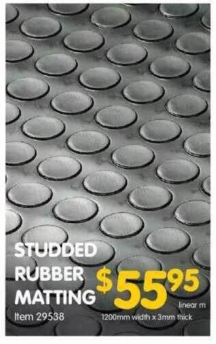 Clark Rubber Studded Rubber Matting offer