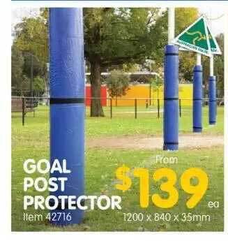 Clark Rubber Goal Post Protector offer