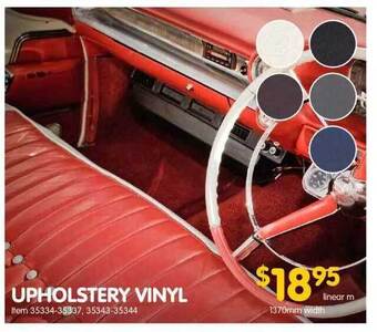 Clark Rubber Upholstery Vinyl offer