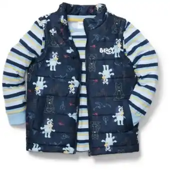 BIG W Bluey Kids Puffer Vest offer