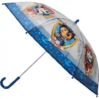 BIG W Paw Patrol Umbrella - Blue & Clear offer