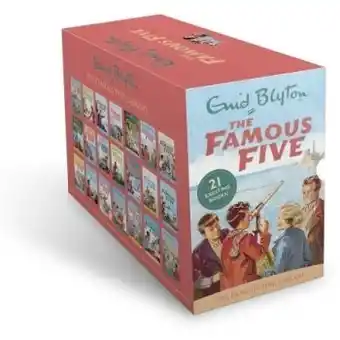 BIG W Enid Blyton Famous Five Series 21 Books Collection Box Set offer