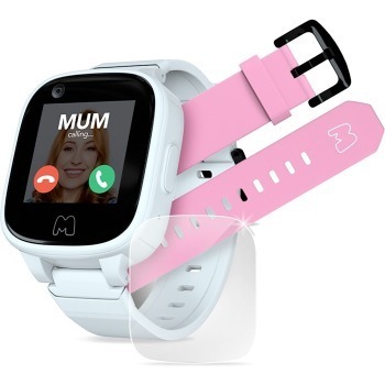 BIG W Moochies Connect 4G Kids Smartwatch - White Bundle offer