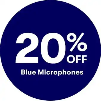 BIG W 20% off Blue Microphones offer