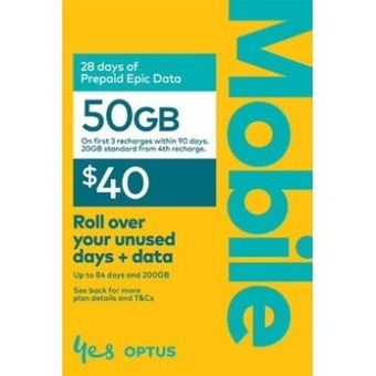 BIG W Optus $40 Sim* offer