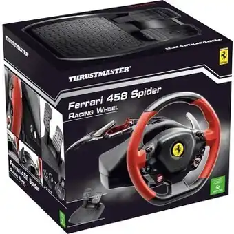 BIG W Thrustmaster Xbox One Ferrari 458 Spider Racing Wheels offer