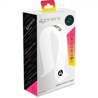 BIG W 4Gamers Gaming Headset Stand - White offer