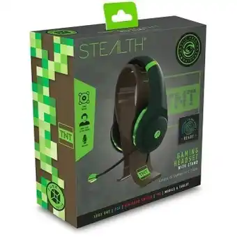 BIG W Stealth Gaming Headset with Stand - Cube Edition offer