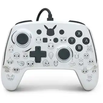 BIG W Nintendo Switch Wired Controller - Pikachu Black & Silver offer