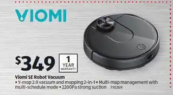 ALDI Viomi Se Robot Vacuum Viomi offer
