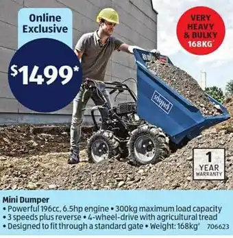 ALDI Mini Dumper offer