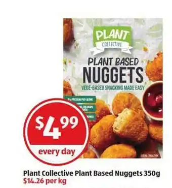 ALDI Plant Collective Plant Based Nuggets offer