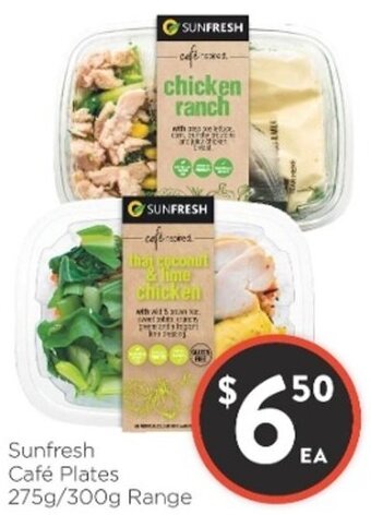 Sunfresh Cafe Plates 275g/300g Range