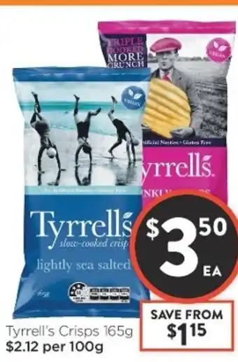 Tyrrell's Crisps 165g