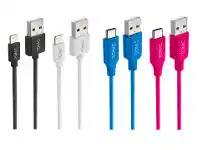 BIG W Tonic Twin Pack Lightning to USB-A or USB-C to USB-A 1M Cables offer