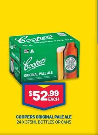 Bottlemart Coopers Original Pale Ale offer