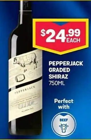Bottlemart Pepperjack Graded Shiraz offer