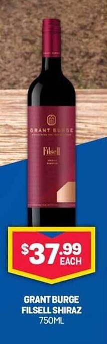 Bottlemart Grant Burge Filsell Shiraz offer