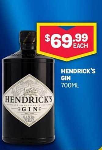 Bottlemart Hendrick's Gin offer