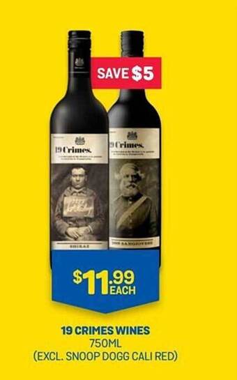 19 Crimes Wines
