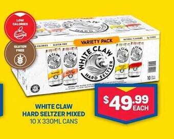 Bottlemart White Claw Hard Seltzer Mixed offer