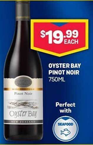Bottlemart Oyster Bay Pinot Noir offer