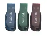 Officeworks SanDisk 3 Pack 32GB USB 2.0 Flash Drives offer