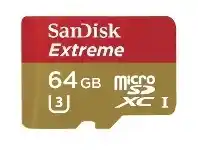 Officeworks SanDisk 64GB Extreme MicroSDXC Memory Card offer