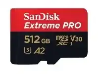 Officeworks SanDisk 512GB Extreme Pro MicroSDXC Memory Card offer