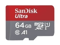 Officeworks SanDisk 64GB Ultra MicroSDXC Memory Card offer