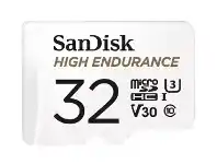 Officeworks SanDisk 32GB High Endurance MicroSDXC Memory Card offer