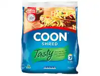 Foodworks Coon Shredded Tasty Cheese 750g offer