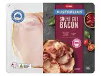 Coles Coles Short Cut Rindless Bacon 200g offer