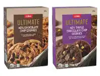 Coles Coles Ultimate 40% Chocolate Chip Original, Triple Choc or Salted Caramel Cookies 400g offer