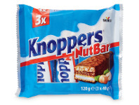 ALDI Knoppers Nutbar 3pk/120g offer