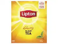 Lipton Quality Black or English Breakfast Tea Bags 100 Pack