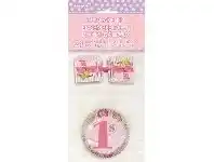 The Party People Shop Cupcake Kit - 1st Birthday Safari, Pink 24 pk offer