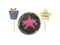 The Party People Shop Cupcake Set - Aged to Perfection 24 pk offer
