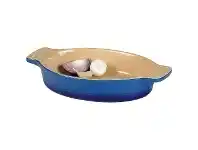 LivingStyles Chasseur La Cuisson Medium Oval Baking Dish - Blue offer