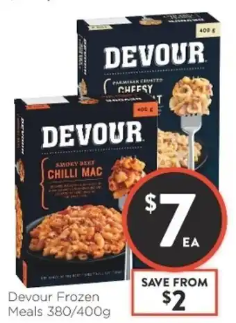 Devour Frozen Meals 380/400g