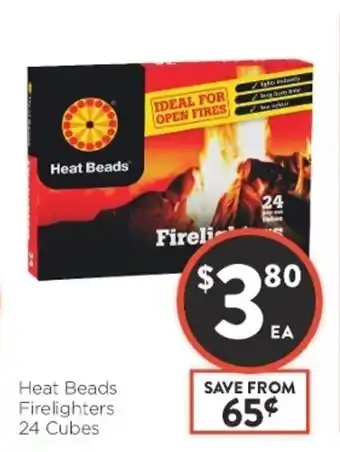 Heat Beads Firelighters 24 Cubes