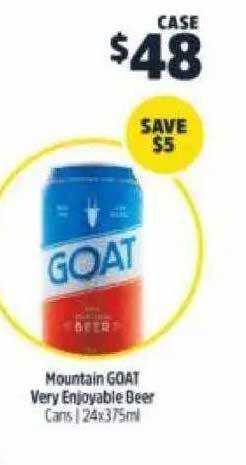 Mountain Goat Very Enjoyable Beer