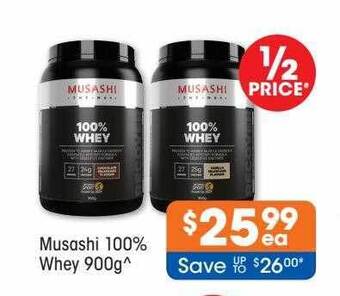 Good Price Pharmacy Musashi 100% Whey offer